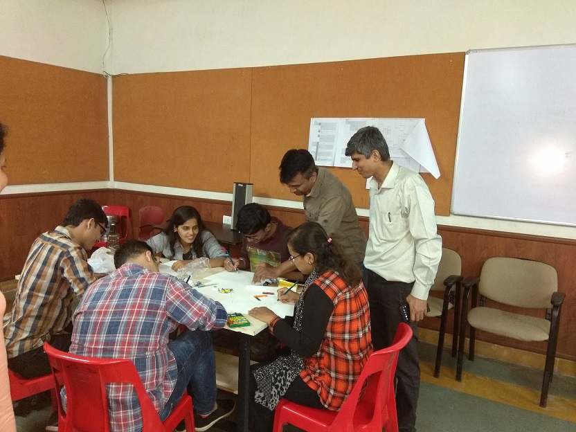 Group activity at MIT ID, Loni Kalbhor, Pune